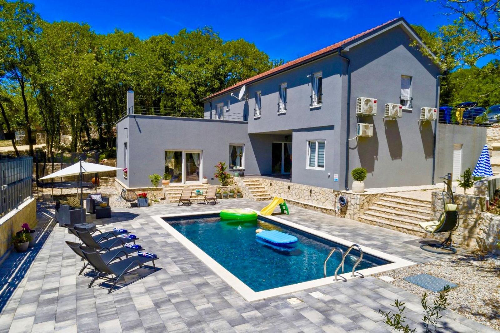 Luxury Villa Andrea Vrzika In Forest Near The Sea Zagvozd Εξωτερικό φωτογραφία