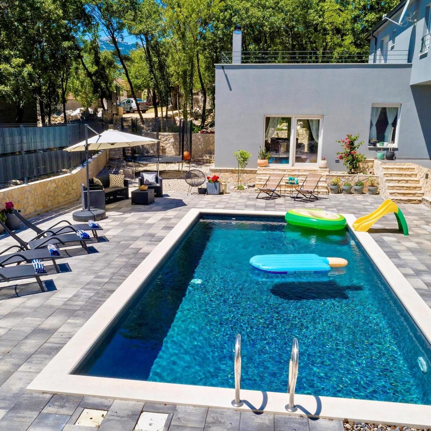 Luxury Villa Andrea Vrzika In Forest Near The Sea Zagvozd Εξωτερικό φωτογραφία