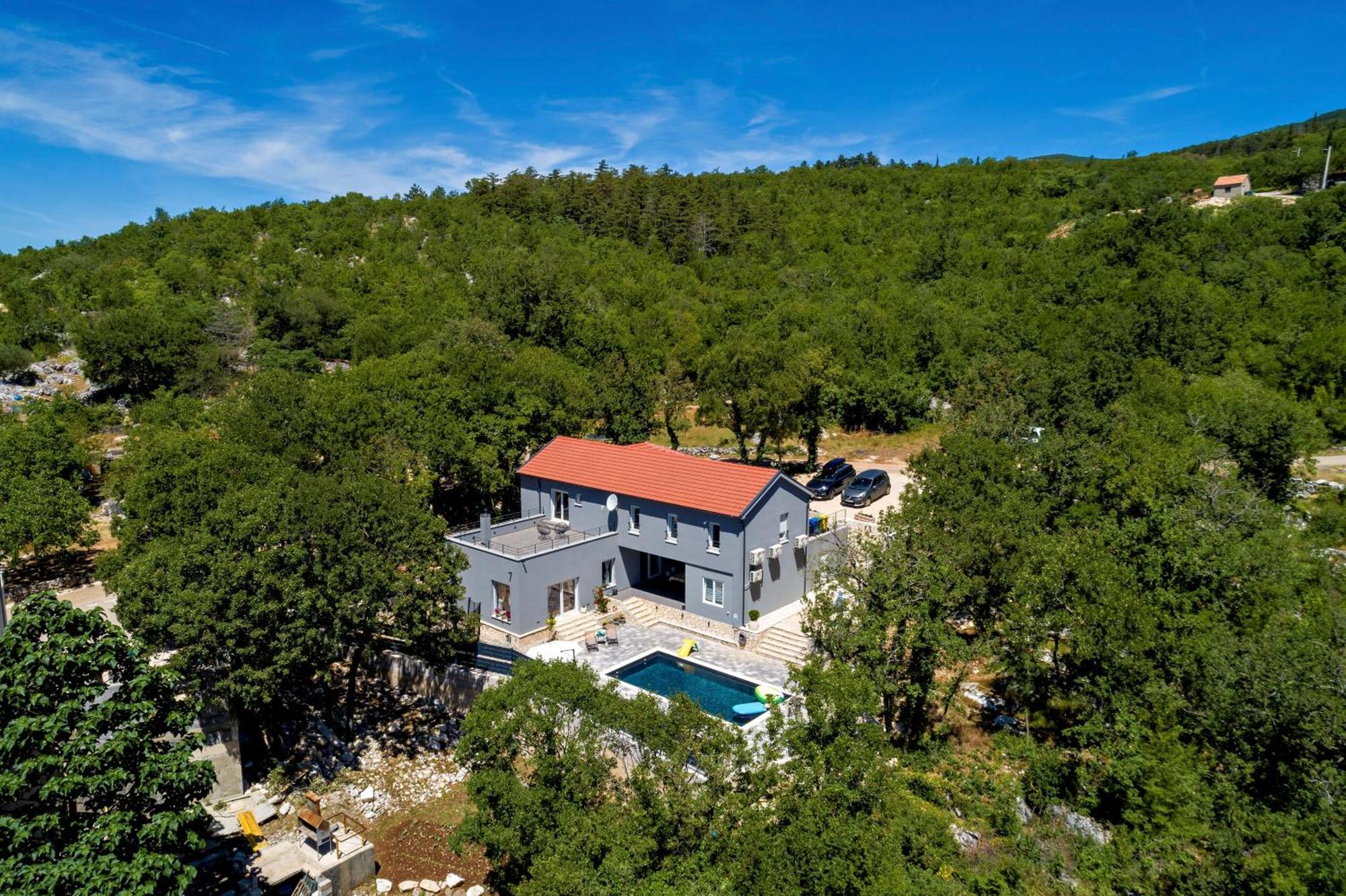 Luxury Villa Andrea Vrzika In Forest Near The Sea Zagvozd Εξωτερικό φωτογραφία