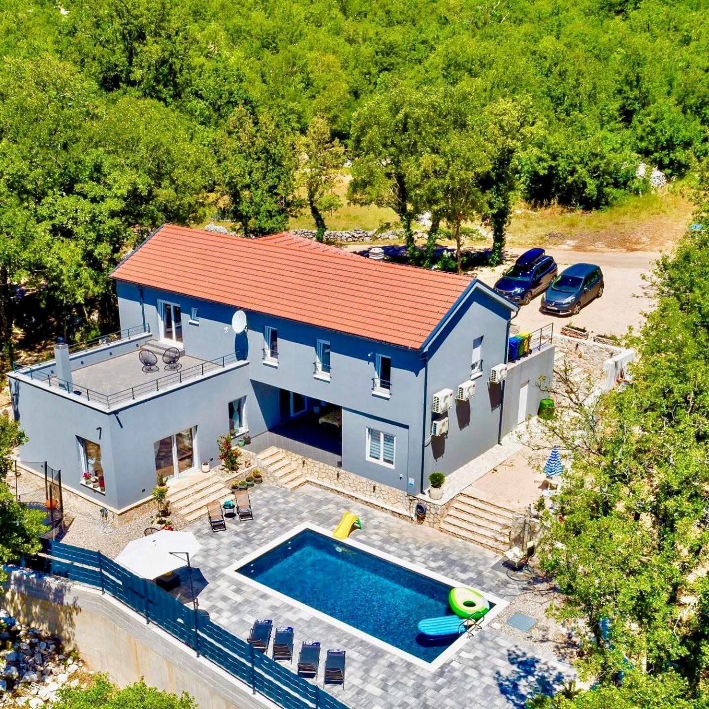 Luxury Villa Andrea Vrzika In Forest Near The Sea Zagvozd Εξωτερικό φωτογραφία