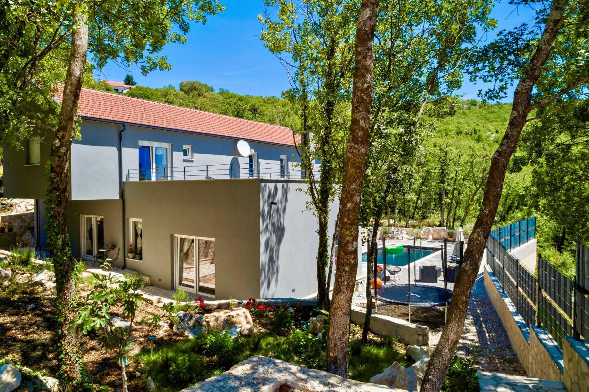 Luxury Villa Andrea Vrzika In Forest Near The Sea Zagvozd Εξωτερικό φωτογραφία