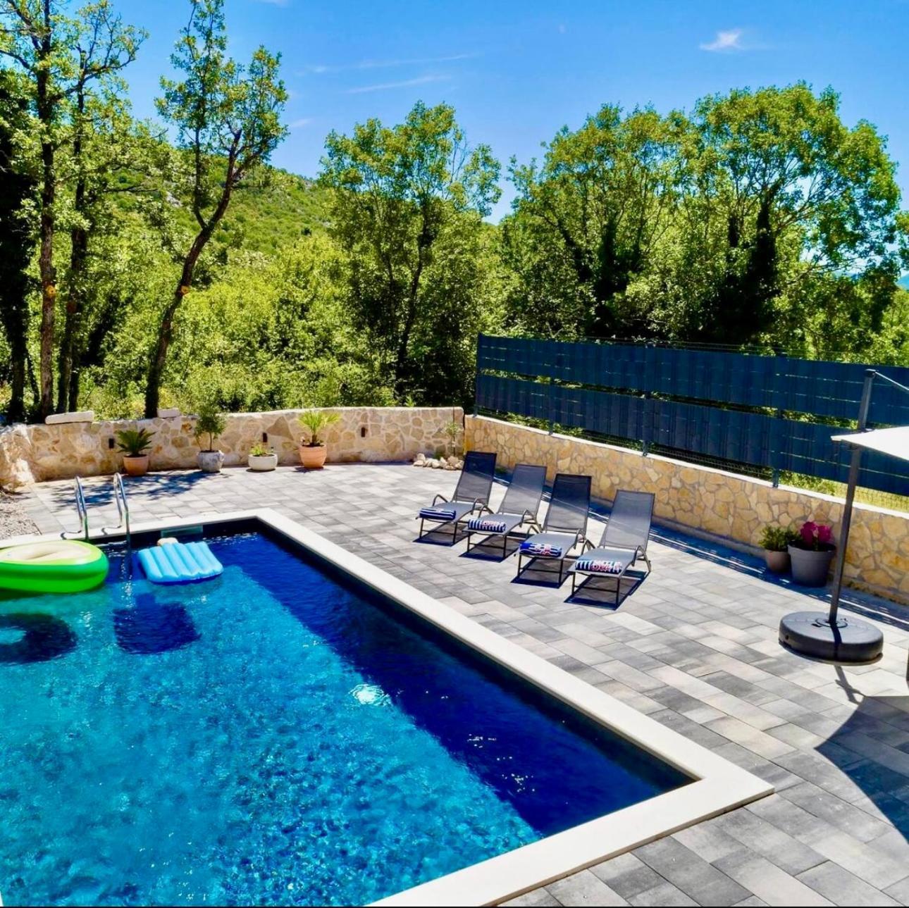 Luxury Villa Andrea Vrzika In Forest Near The Sea Zagvozd Εξωτερικό φωτογραφία